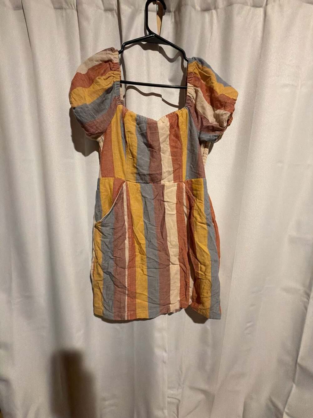American Eagle Multicolor Striped Mini Dress